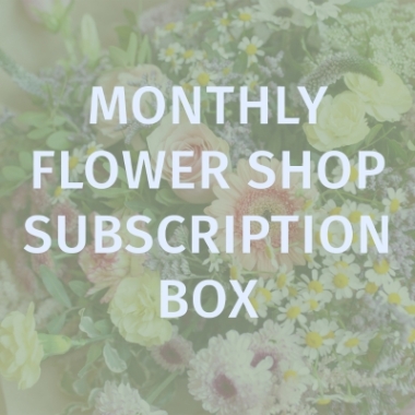 Monthly Flower shop Subscription box for 3 months